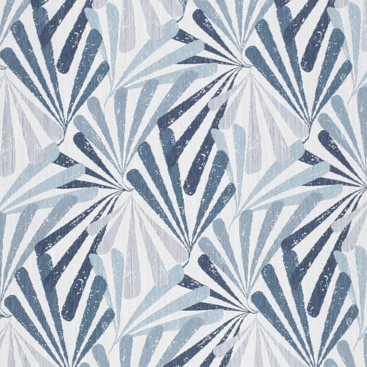 Pool - Blue Abstract & Geometric Upholstery Fabric 54 Inches"
